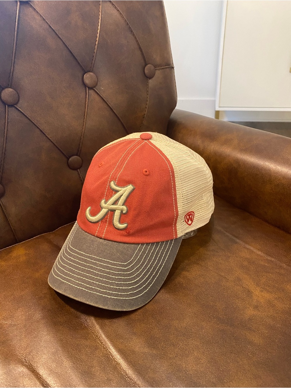 Alabama Crimson Tide Mesh SnapBack Top of the World Hat University of Bama Cap 🐘